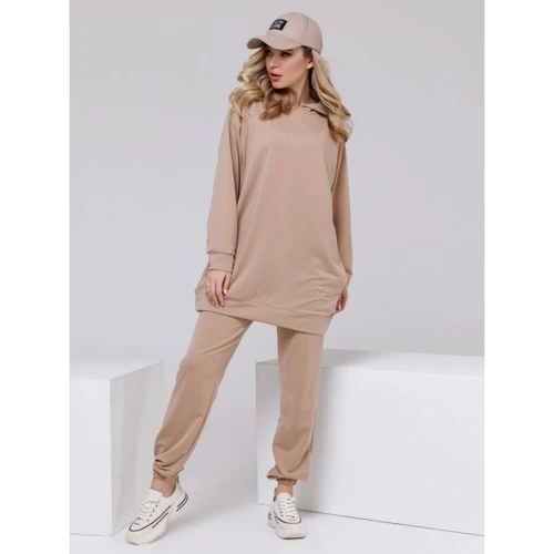 Спортивний костюм ISSA PLUS 12495 48 бежевий