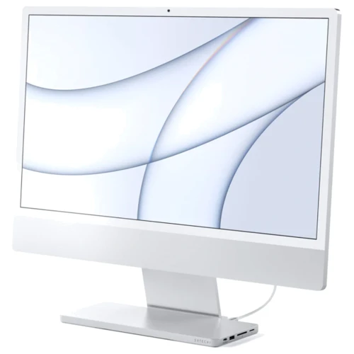 Адаптер Satechi Adapter USB-C to USB-C+2xUSB+SD+M.2 SSD Slot+USB Silver (ST-UCISDS) for iMac 24