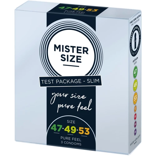 Презервативы Mister Size Testbox 47-49-53 (3 pcs)