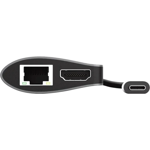 Адаптер Trust Adapter Dalyx USB-C to 2xUSB3.0+USB-C+HDMI+RJ45+SD+microSD (23775) фото 4