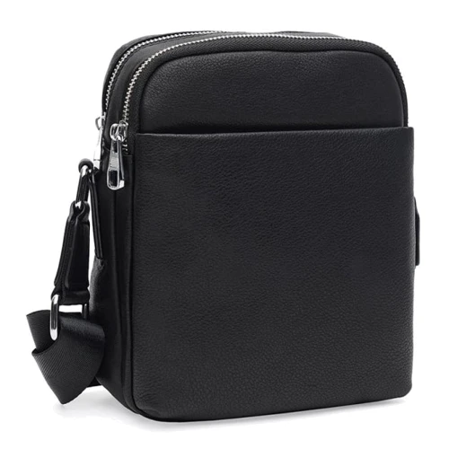 Мужская сумка через плечо Ricco Grande черная (K12141bl-black)