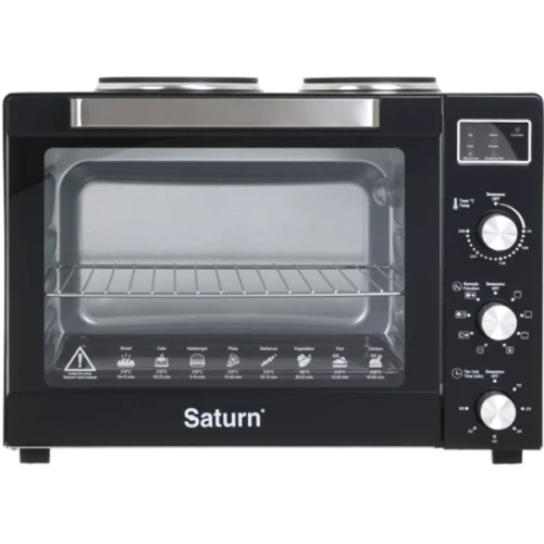 Электродуховка настольная Saturn ST-EC3306: Объем, л 60