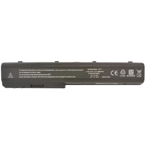 Батарея для ноутбука HP Compaq HSTNN-C50C DV7 14.4V Black 7800mAh OEM