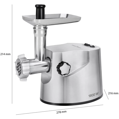 Мясорубка Profi Cook PC-FW 1172: Максимальная мощность, Вт 1800