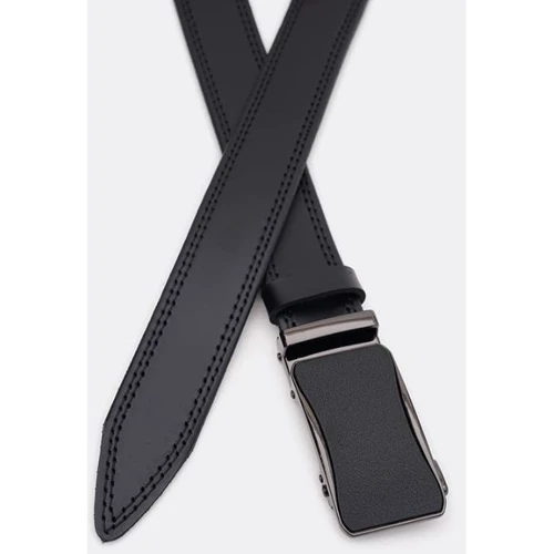 Чоловічий ремінь Borsa Leather чорний (125v1genav21-black): Стать Мужской