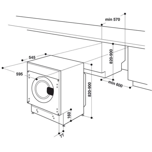 Встраиваемая стиральная машина Whirlpool BI WMWG 81484E EU / ITALY: Количество программ 14