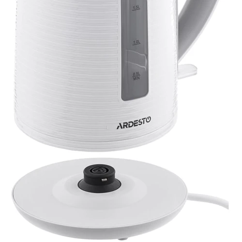 Электрочайник Ardesto EKL-F17WG: Тип нагревательного элемента дисковый (скрытый)