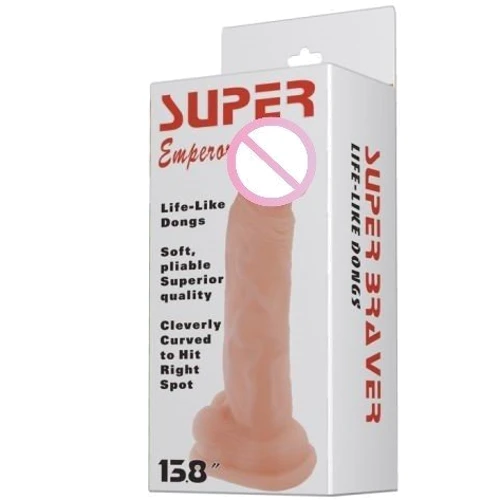 Фаллоимитатор ГИГАНТ на присоске Baile Super Emperor, BW-008075NG