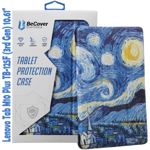 Аксесуар для планшетних ПК BeCover Smart Case Night для Lenovo Tab M10 Plus TB-125F (3rd Gen)/K10 Pro TB-226 10.61" (708315)