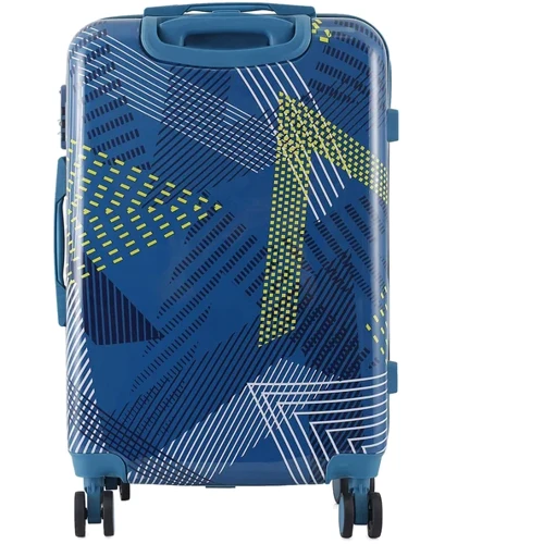 Чемодан Semi Line 24" (M) Blue Pattern (T5652-2): Фактура Матовая, Гладкая