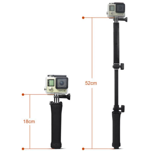 Монопод, штатив, держатель - 3-Way для Gopro, SJCAM, Xiaomi и других экшен камер (код XTGP217) фото 4