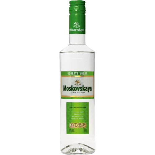 Водка Moskovskayaя 40% 0.5л (PRA4750021001031)