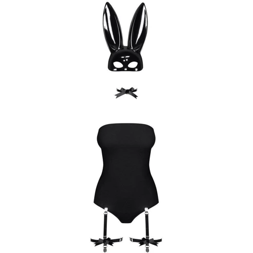 Костюм зайчика Obsessive Bunny black L/XL