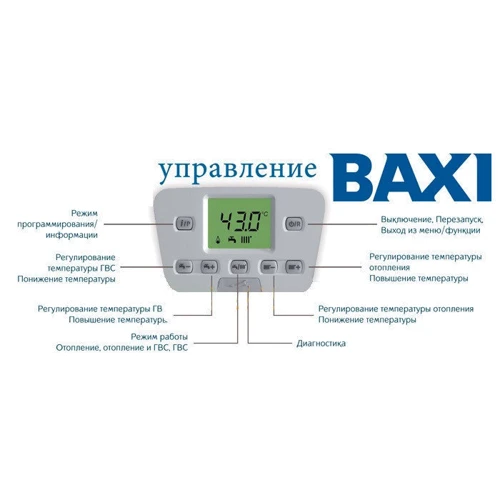 Газовий котел Baxi LUNA DUO-TEC 33+ GA: Кількість контурів двоконтурний