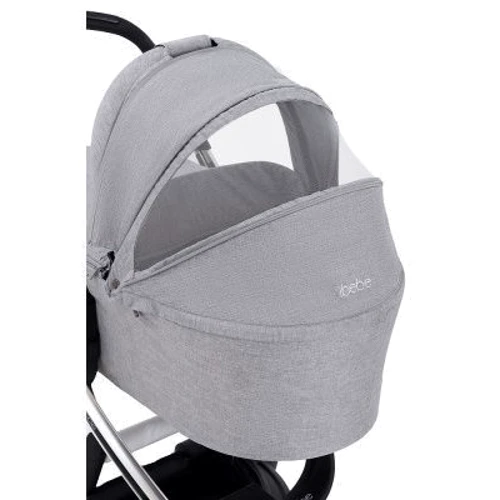 Коляска 2 в 1 Ibebe i-stop Chrome IS6 grey (624442): Ширина шасси 62 см
