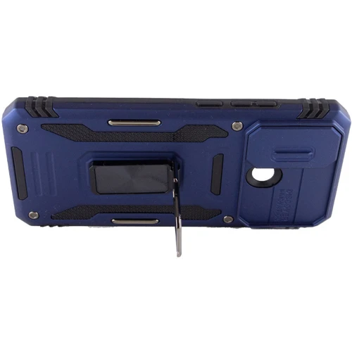 Чохол для телефона Mobile Case Camshield Army Ring Navy для Xiaomi Redmi 9C / 10A: Матеріал TPU (Термополиуретан) і полікарбонат