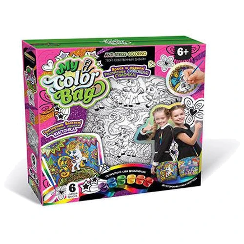 Комплект креативного творчості My Color Bag сумка-розмальовка міні (6833DT)