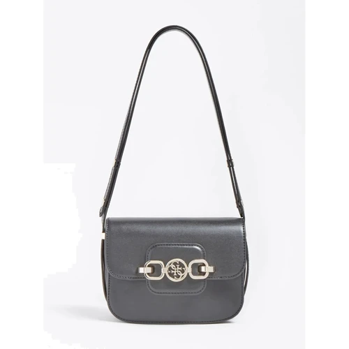 Женская сумка через плечо Guess Hensely Mini Cnvrtbl Xbdy Flap черная (HWVG8113780-BLA)