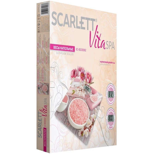 Весы напольные Scarlett SC-BS33E062: Максимальный измеряемый вес, кг 180