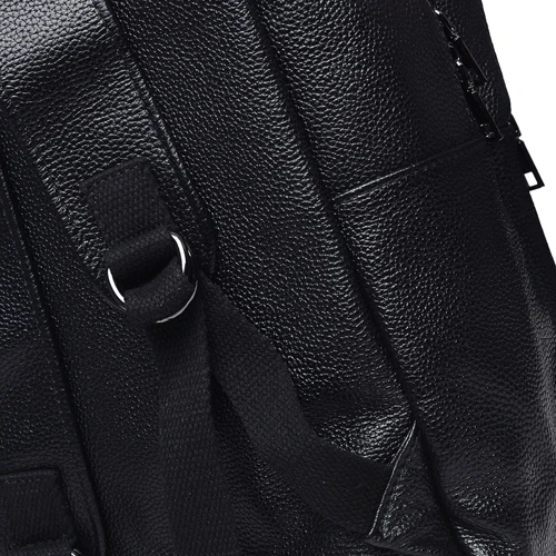 Чоловік рюкзак Keizer чорний (k1336-black): Фактура матова, Зерниста