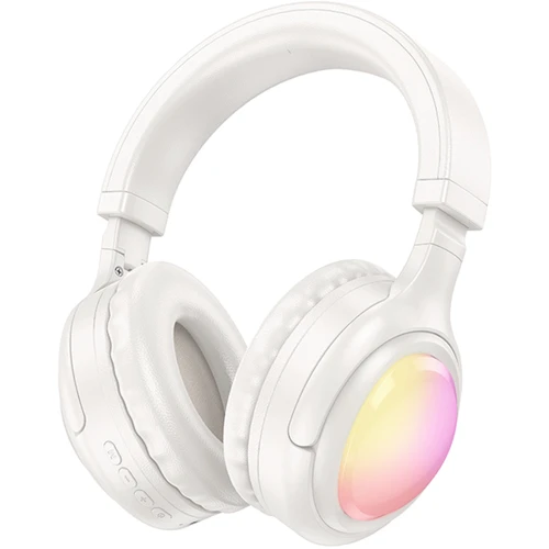 Наушники Hoco W48 Focus Milky White: Тип конструкции накладные