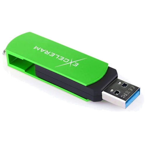 USB-флешка eXceleram 128GB P2 Series USB 3.1 Gen 1 Green/Black (EXP2U3GRB128) фото 7