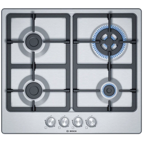 Варочная поверхность газовая Bosch PGH6B5O90R: Расположение панели Фронтальное