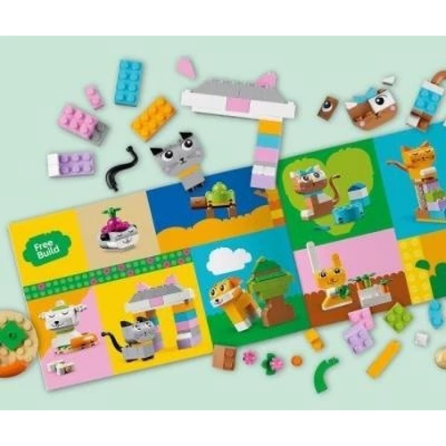 Конструктор LEGO Classic Творческие любимцы (11034): Количество деталей, шт. 450