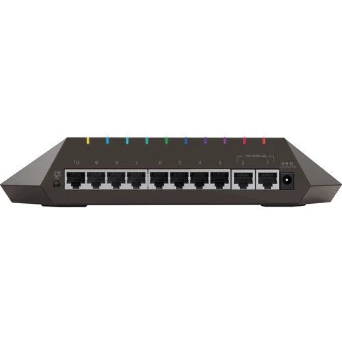 Сетевой коммутатор Netgear Nighthawk SX10 Multi-Gigabit Switch (GS810EMX-100NAS): Порты только Gigabit Ethernet (10/100/1000)