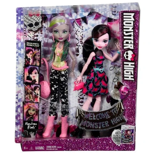 Набір ляльок Mattel, Monster High Дракулаури і Моаніка Д'Кей (DNY33): Виробник Mattel
