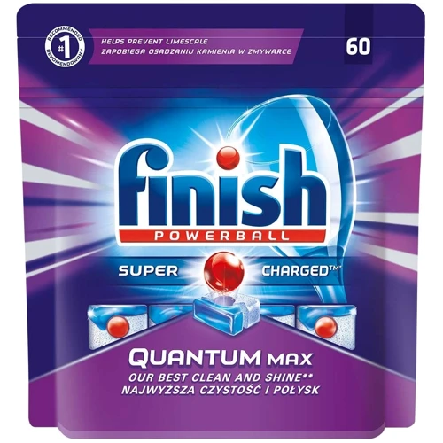 Таблетки для посудомоечных машин FINISH Quantum 60 шт. (5997321733463): Тип средства Таблетки