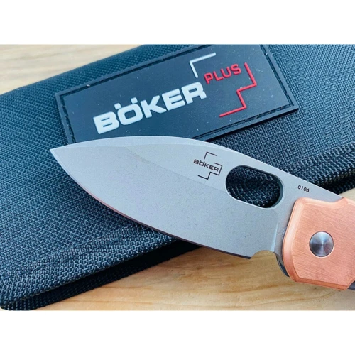 Нож Boker Plus Gust Copper (2373.09.33): Система блокировки Есть