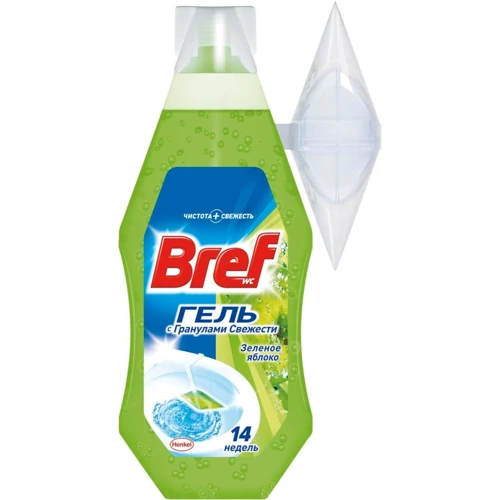 Туалетний гель Bref Зелене яблуко з кошиком 360 мл
