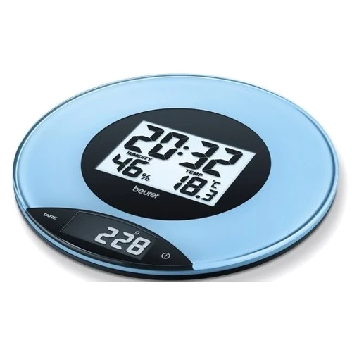 Весы кухонные Beurer KS 49 blue: Тип конструкции с плоской платформой