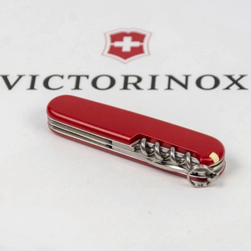 Мультитул Victorinox SPARTAN MAT красный матовый лак с желтым лого (Vx13603_M0008p) фото 5