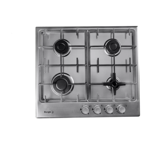 Варильна поверхня газова Borgio 6721-17 (Linen Inox)
