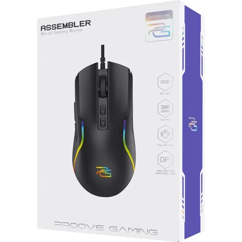 Мышь Proove Gaming Asembler Black (CMAS00000101)