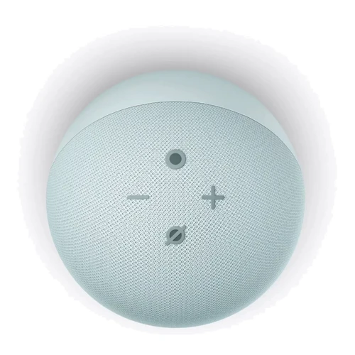 Акустика Amazon Echo Dot with Clock (4rd Generation) Glacier White (B07XJ8C8F7) фото 4