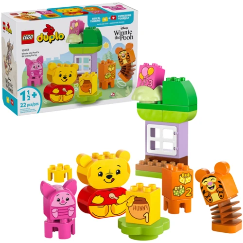 Конструктор LEGO DUPLO Disney День рождения Винни Пуха 22 детали (10457)