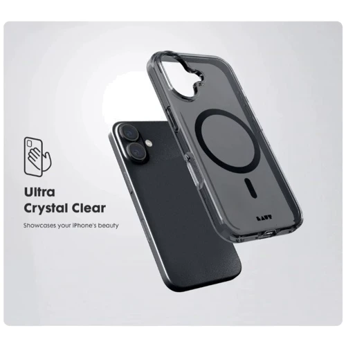 Чохол для iPhone LAUT CRYSTAL-M MagSafe Transparent (L_IP24C_CRM_UC) для iPhone 16 Plus фото 6