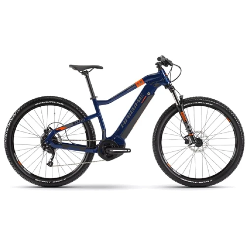 Электровелосипед Haibike SDURO HardNine 1.5 i400Wh 9 s. Altus 29", рама ХL, сине-оранжево-серый, 2020