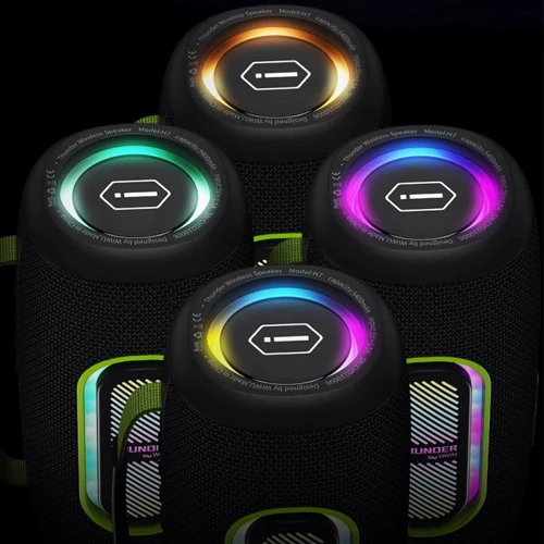Акустика WIWU H7 Thunder Wireless Portable Speaker Black: Выходная мощность 40
