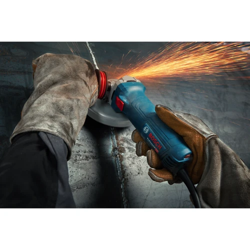Болгарка (кутова шліфувальна машина) Bosch GWS 12-125 S (06013A6020): Живлення от сети