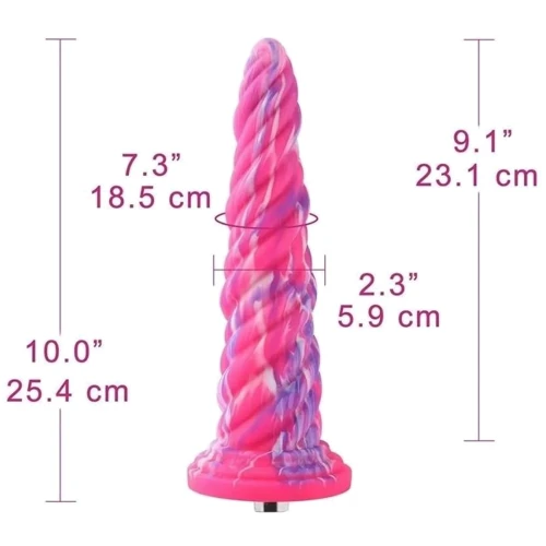 Фаллоимитатор-насадка Hismith Awl Shape Silicone Dildo Monster Series