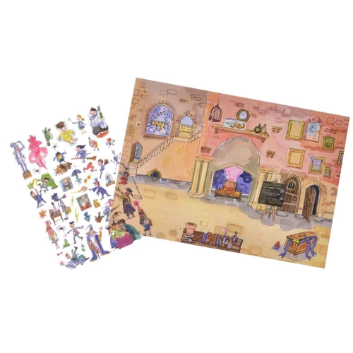 Перекладні наклейки Scribble Down Школа магії, А5