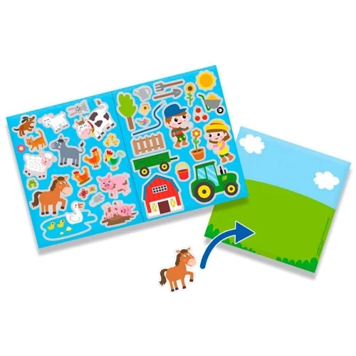 Набір наклейок на вікна SES Creative Весела Ферма (14271S)