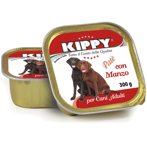 Консерви для собак Kippy з шматочками яловичини 300 г (8015912503169)