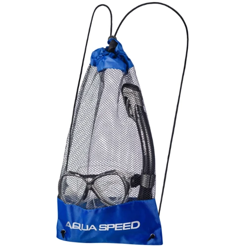 Маска для дайвинга Набор маска и трубка Aqua Speed ​​MANUS + BORNEO 8238 черный Уни OSFM (606-07)