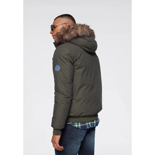 Куртка Jack & Jones 17096054 52 зеленая демисезон с капюшоном: Вид Куртки