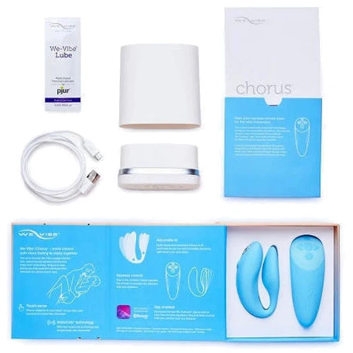 We-Vibe Chorus - сенсорний вібратор для пар з дистанційним управлінням, 7,8х3,3 см